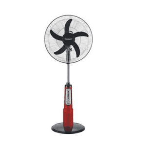 CENTURY RECHARGEABLE STANDING FAN 18" RED